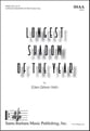 The Longest Shadow of the Year SSAA choral sheet music cover